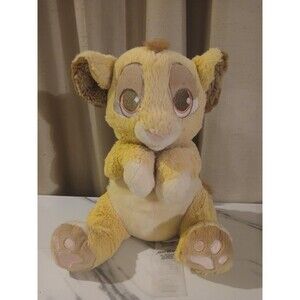 Disney Parks Babies Simba Lion King Baby Plush 9 inch Stuffed Animal Lion Cub